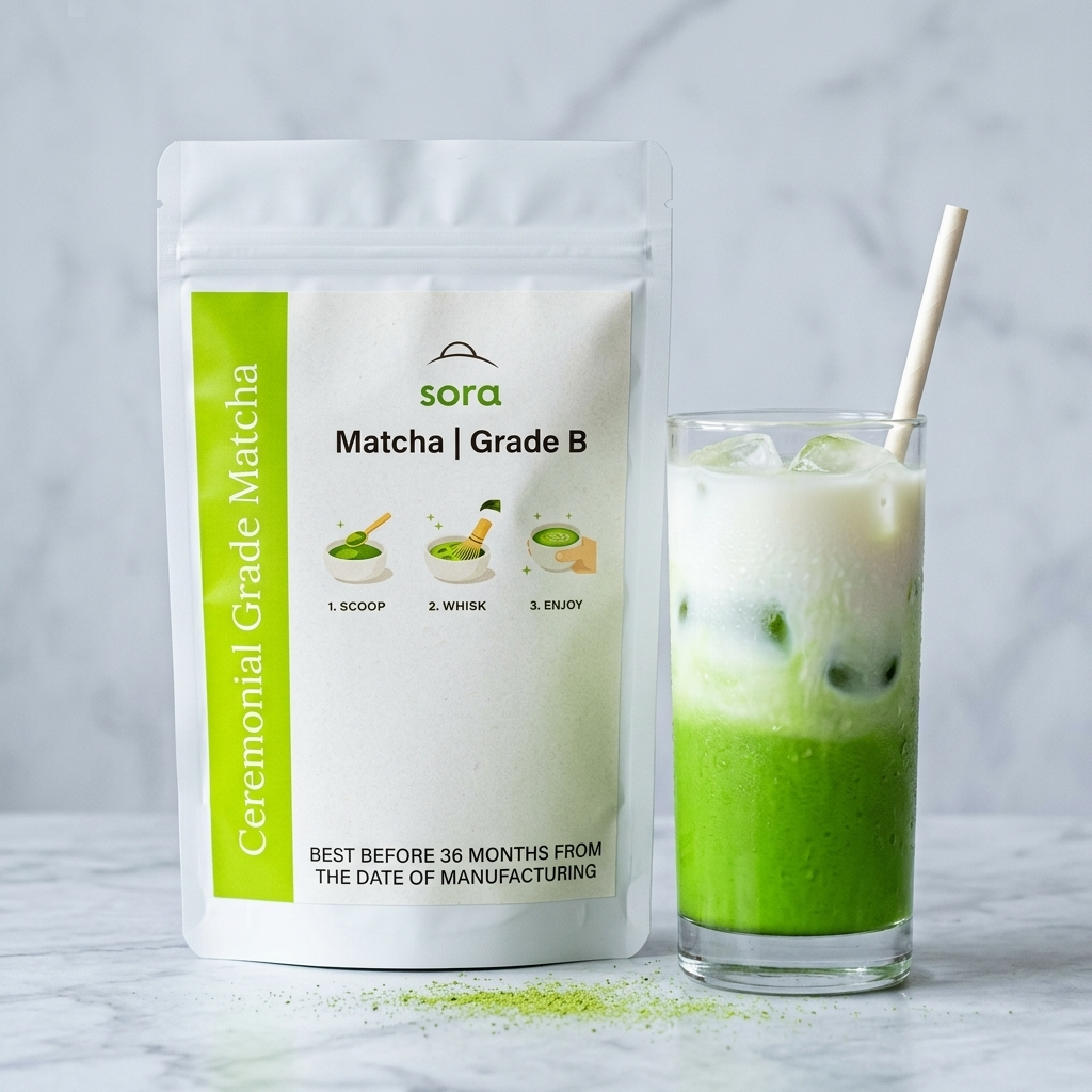 The Daily Standard Ceremonial B Matcha – Premium Sachet Box