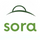 Green 'sora' logo on a white background
